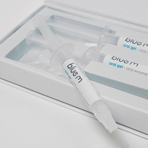 blue m oral gel